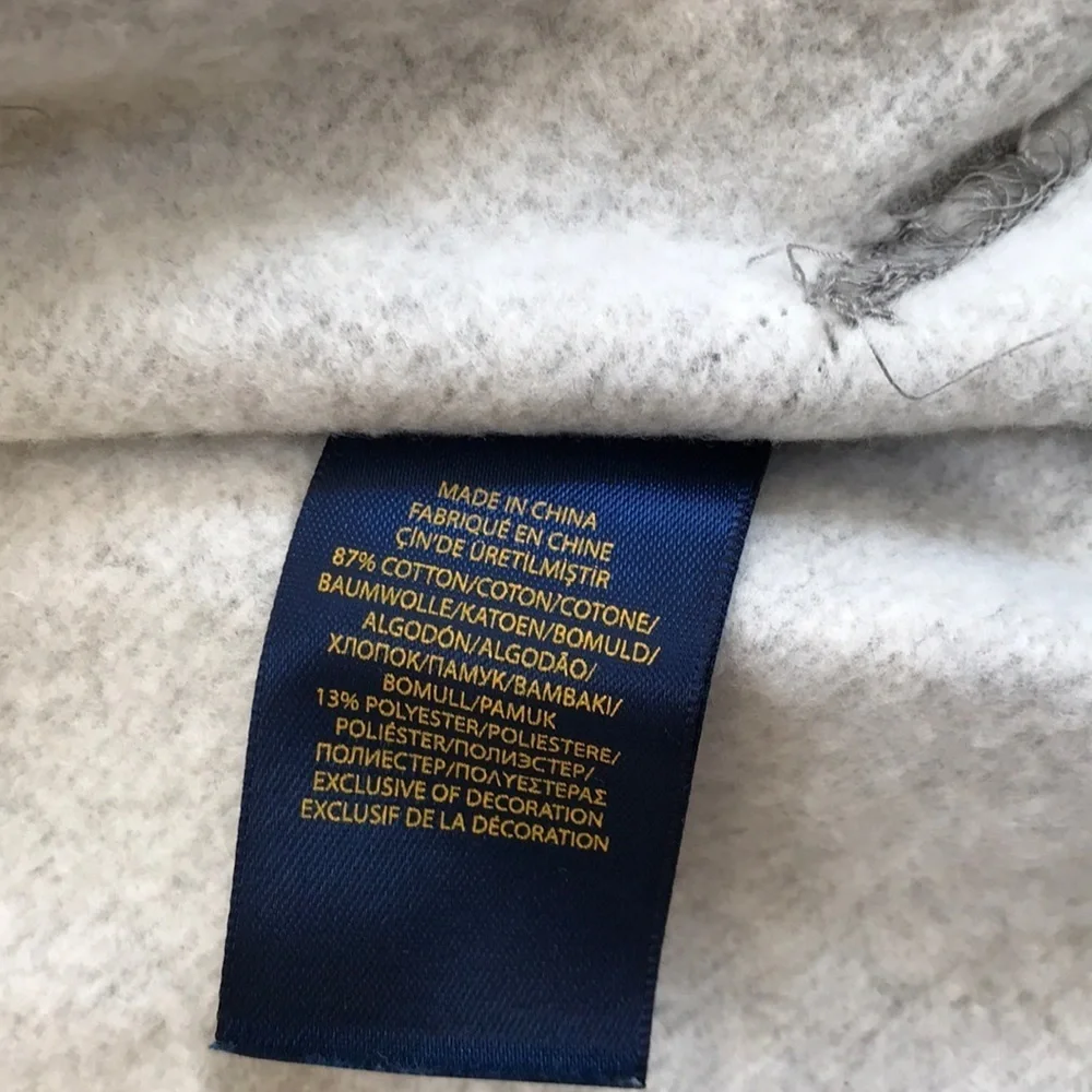 NWT! KIDS Polo Ralph Lauren 2 / 2T grey hoodie